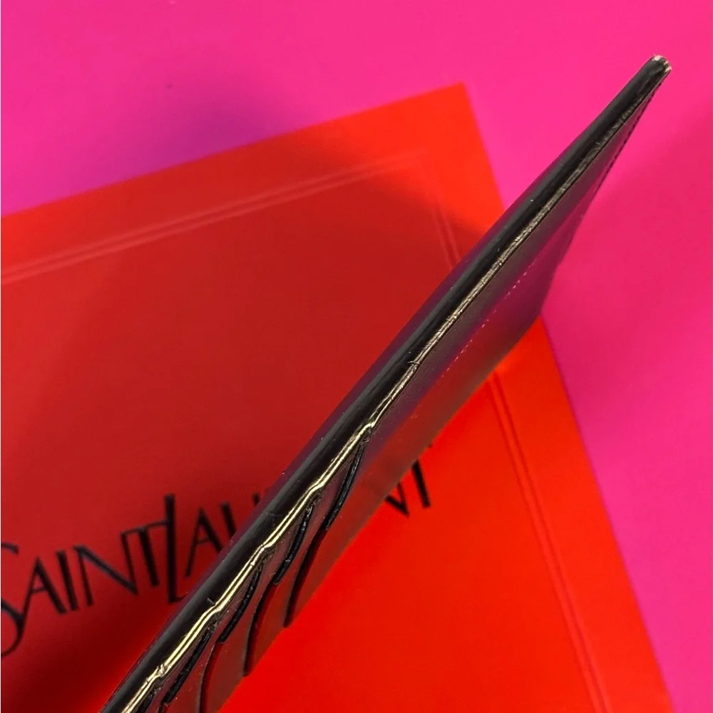 Beautiful YSL Black Zip Card Case - Picture 5 of 10